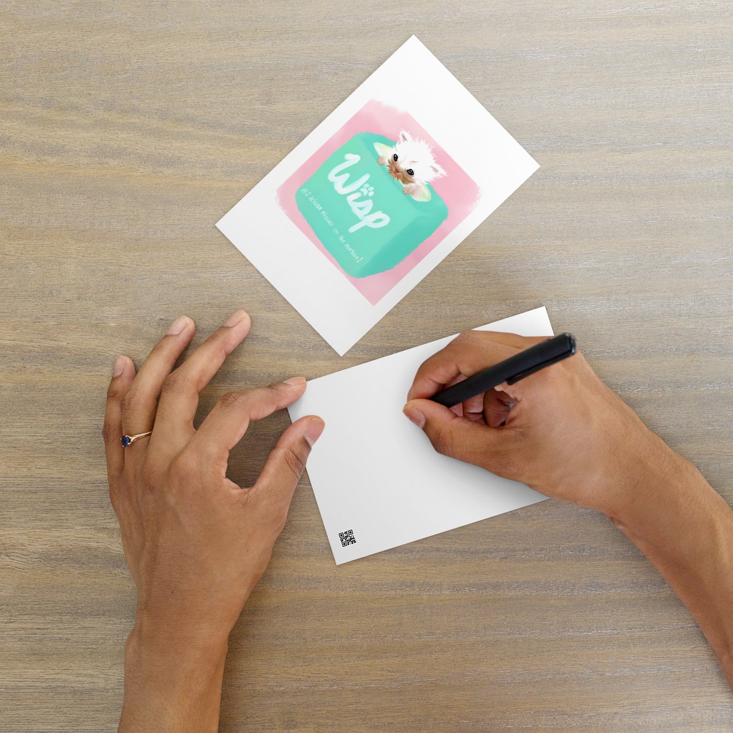 Used Wisp Tissue Standard Postcard