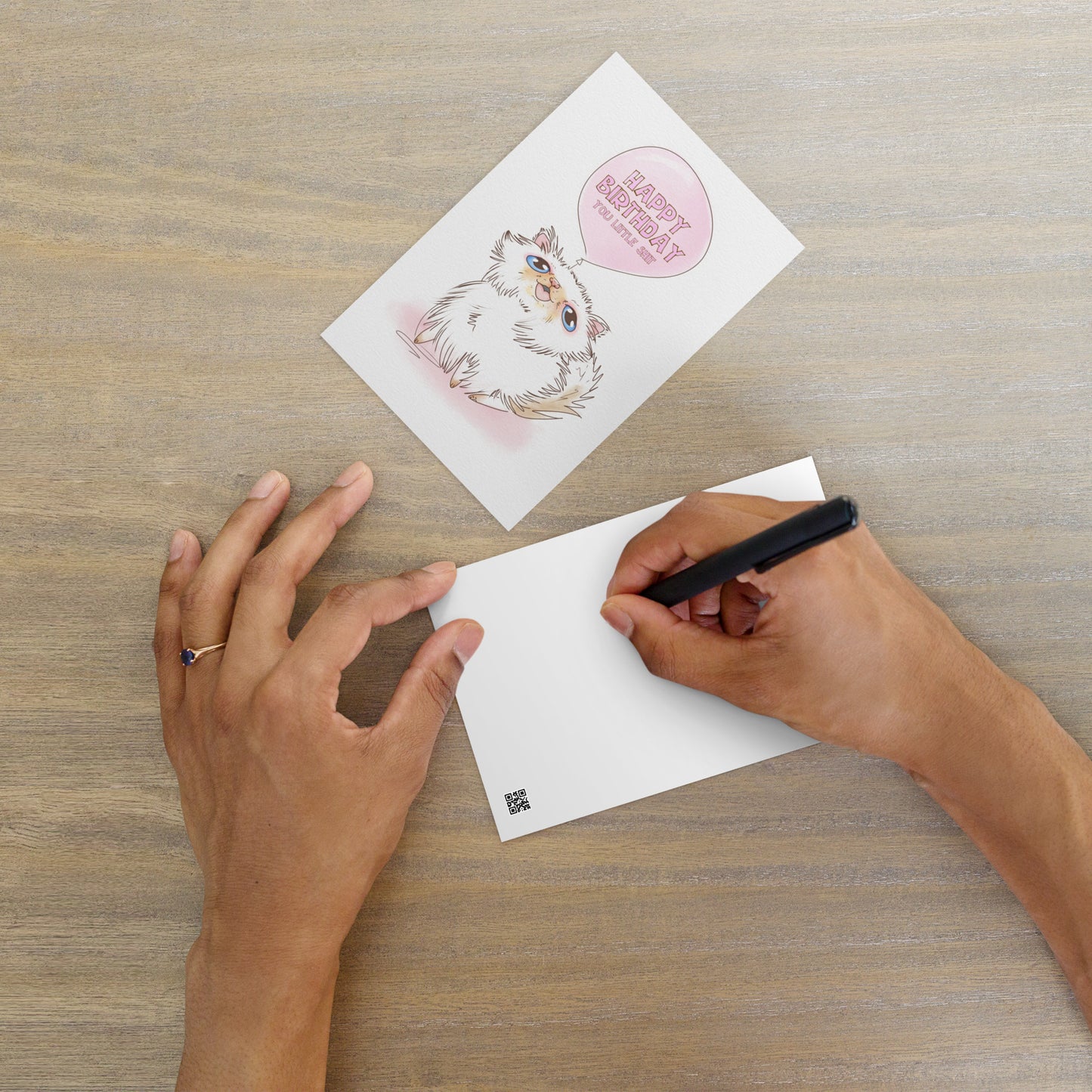 Happy Birthday You Little Sh*t Postcard