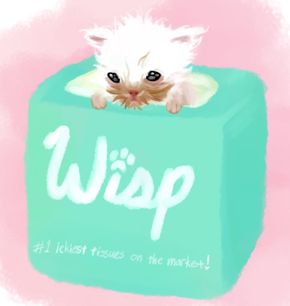 Wisp Used Tissue Sticker