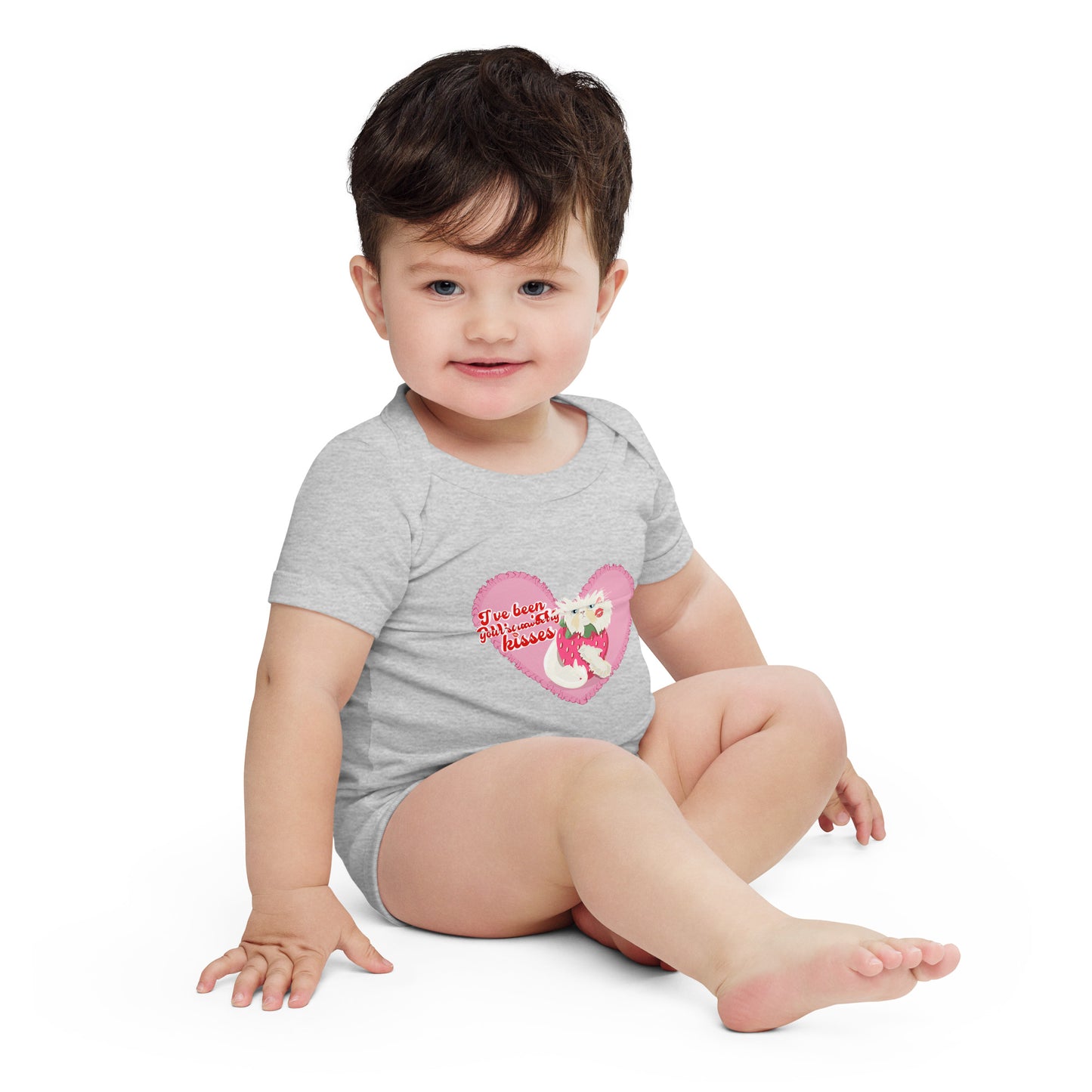 Strawberry Kisses Baby Bodysuit