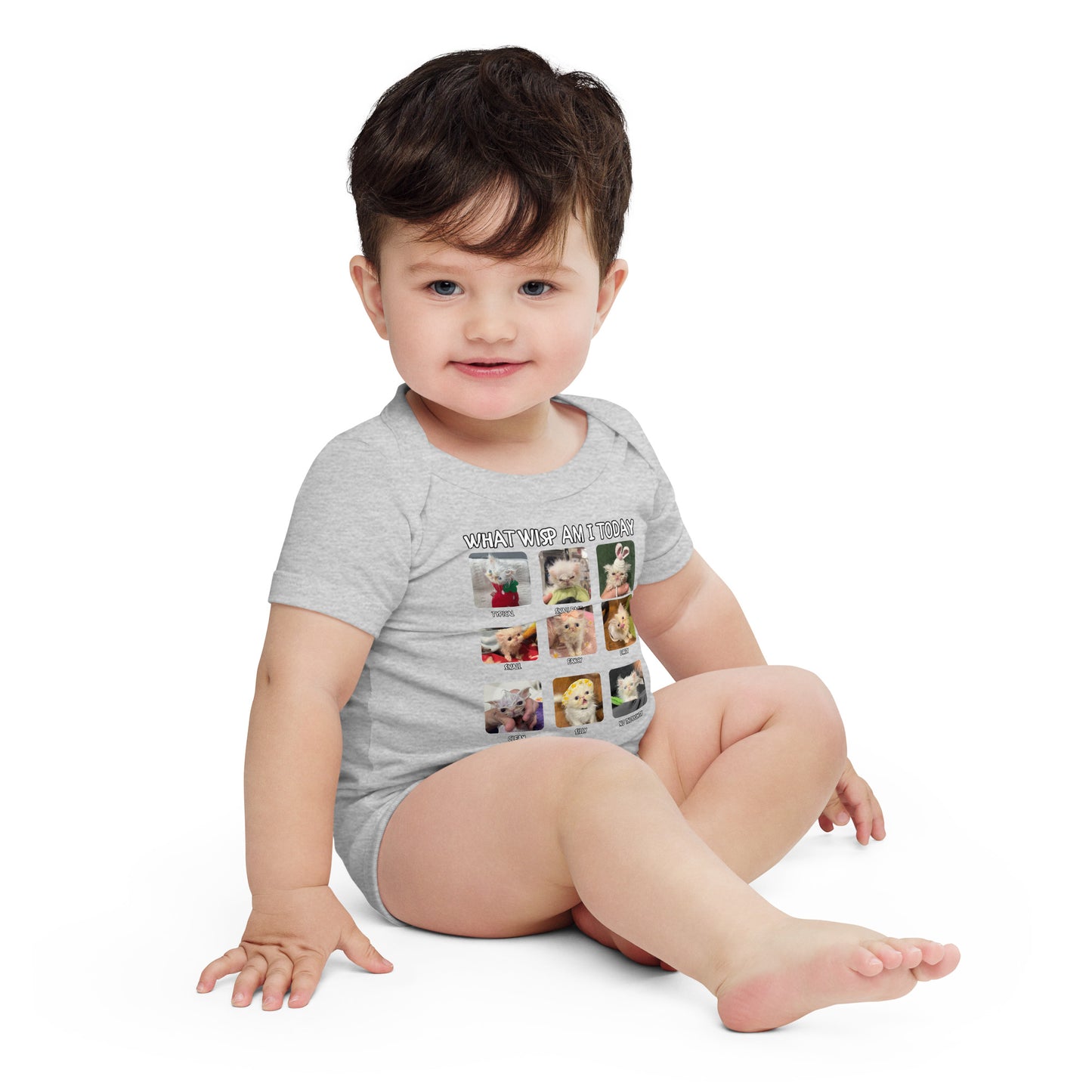 What Wisp Am I (Lazy Edition) Baby short sleeve one piece