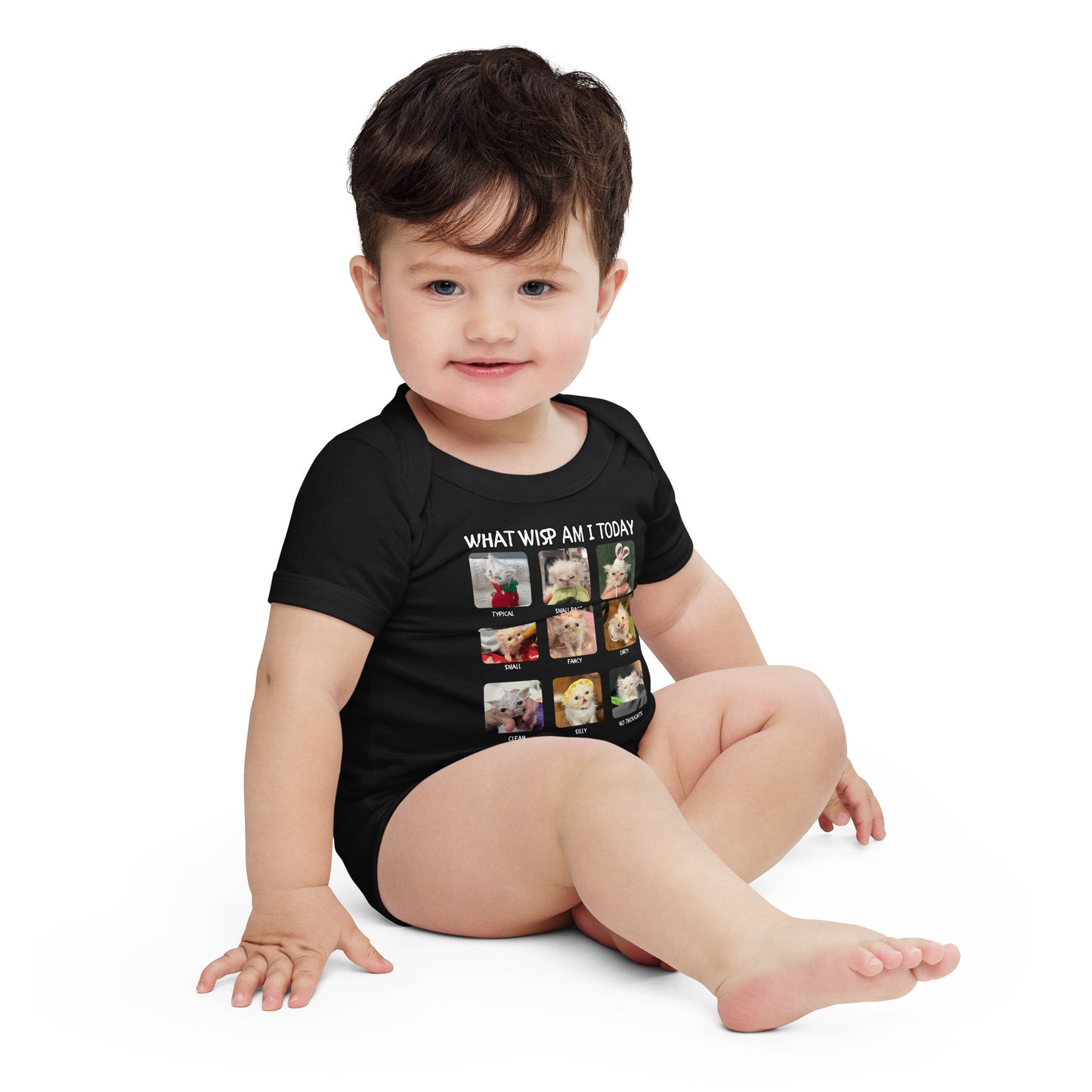 What Wisp Am I (Lazy Edition) Baby short sleeve one piece