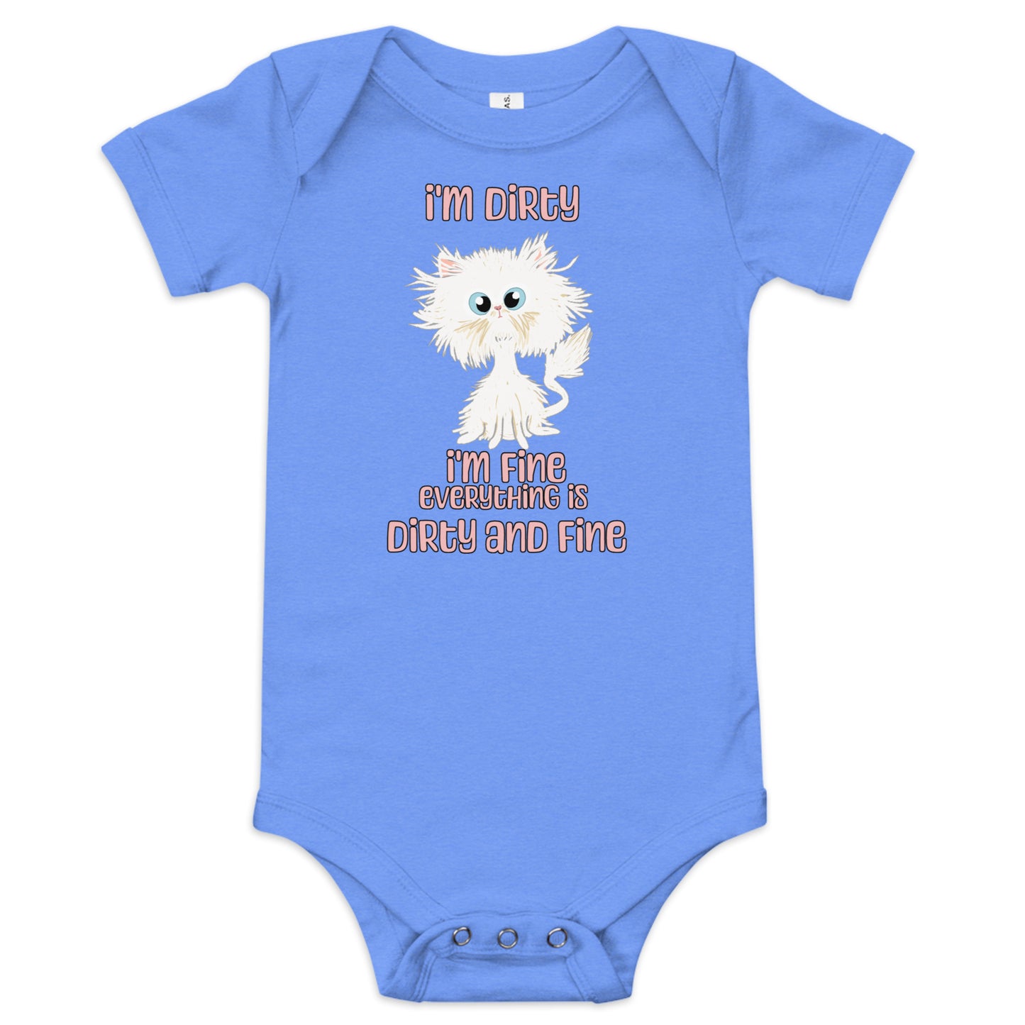 Dirty and Fine Baby Short Sleeve Bodysuit