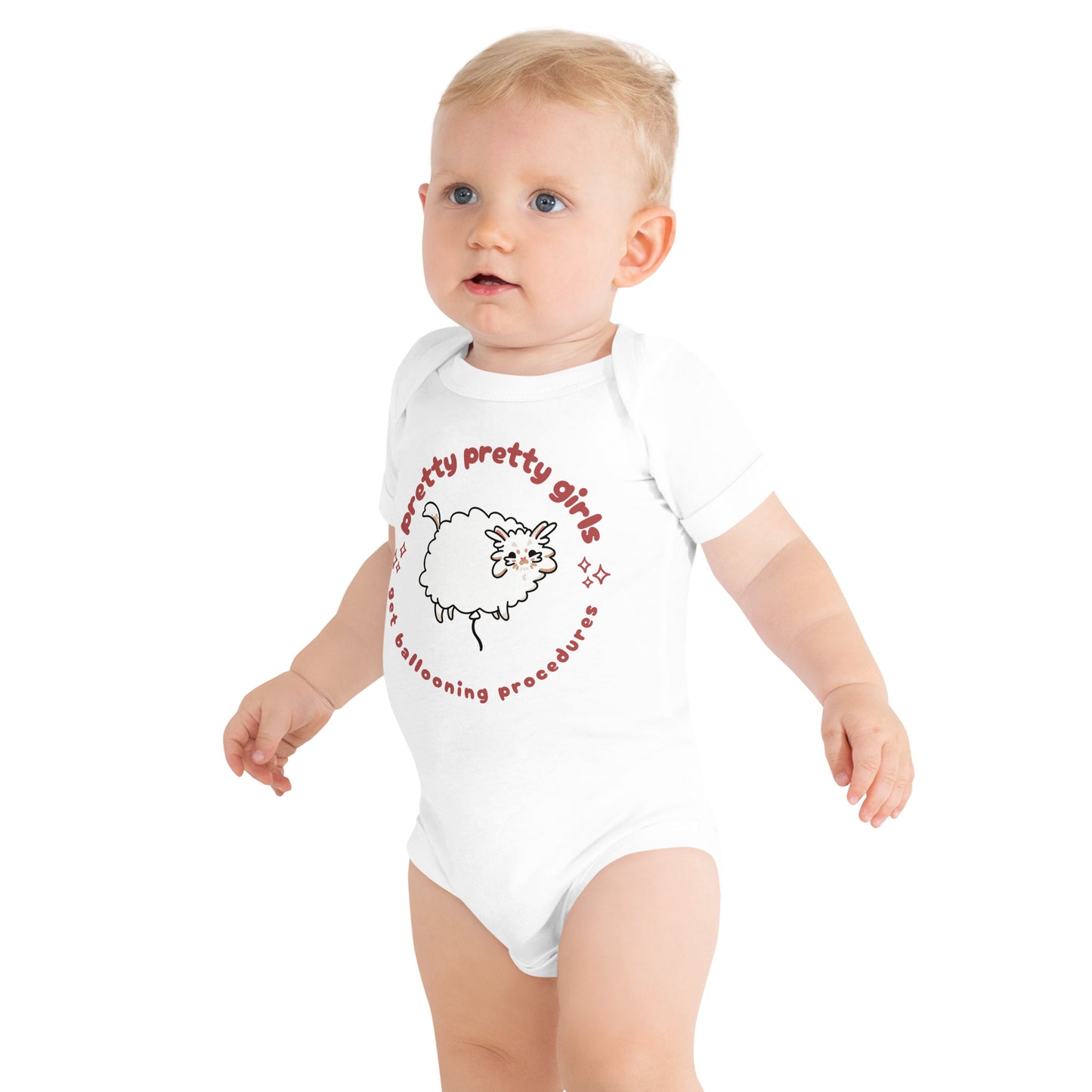 Pretty Pretty Girls Get Ballooning Procedures Baby Bodysuit