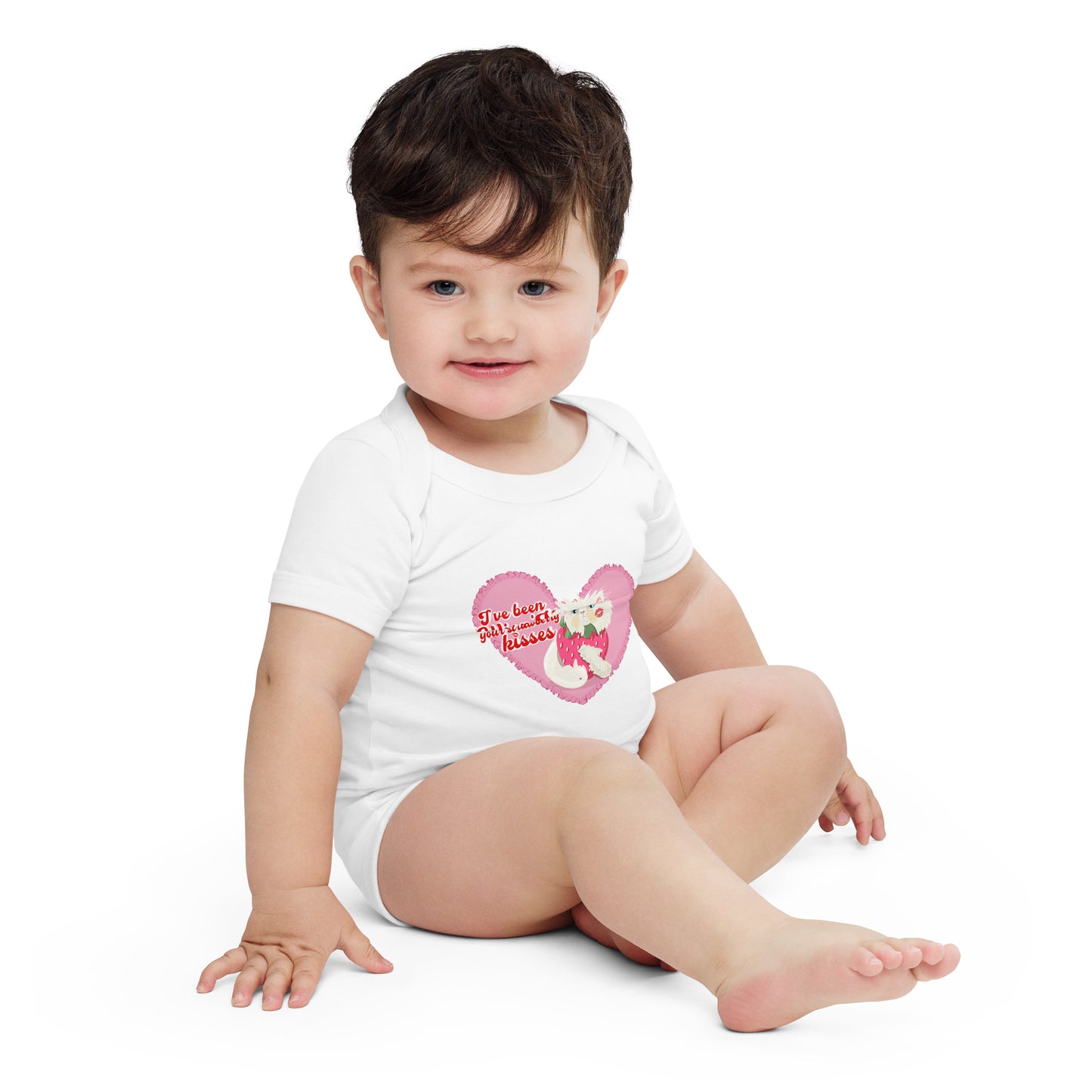 Strawberry Kisses Baby Bodysuit