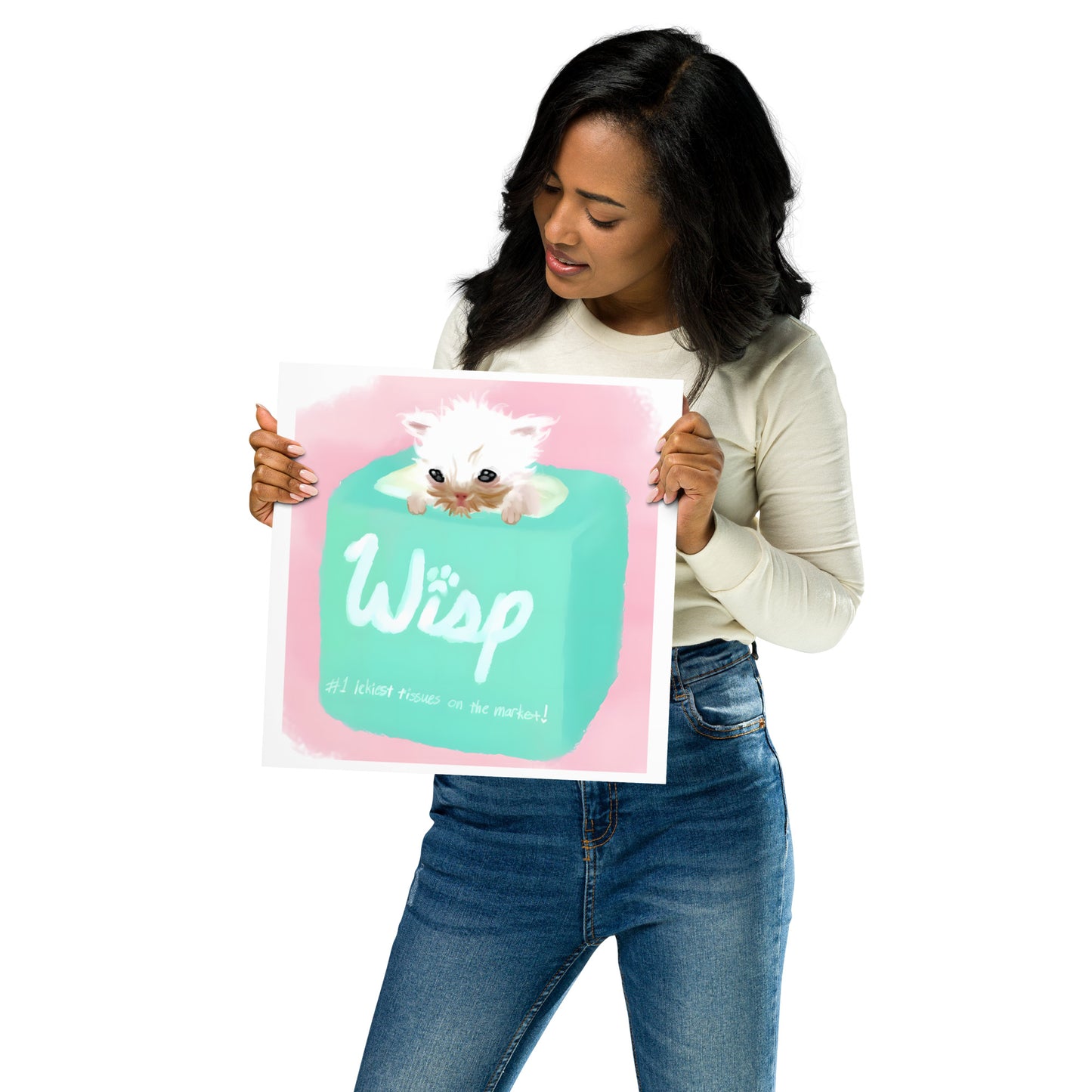 Used Wisp Tissue Poster