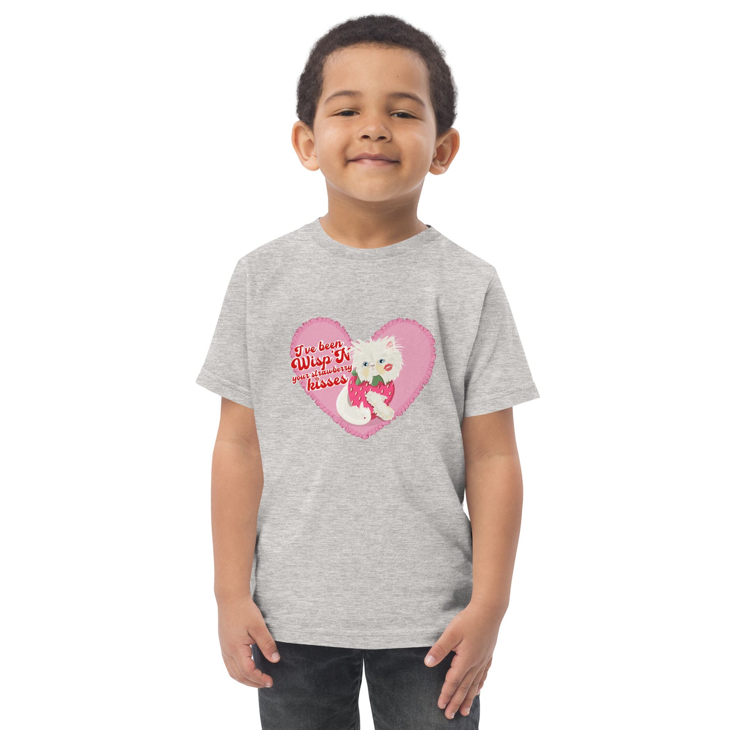 Strawberry Kisses Toddler jersey t-shirt