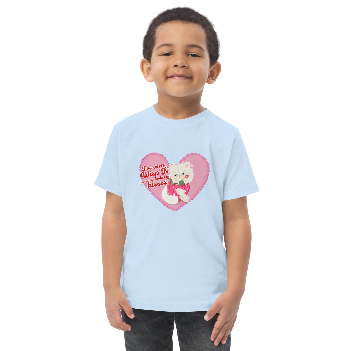 Strawberry Kisses Toddler jersey t-shirt