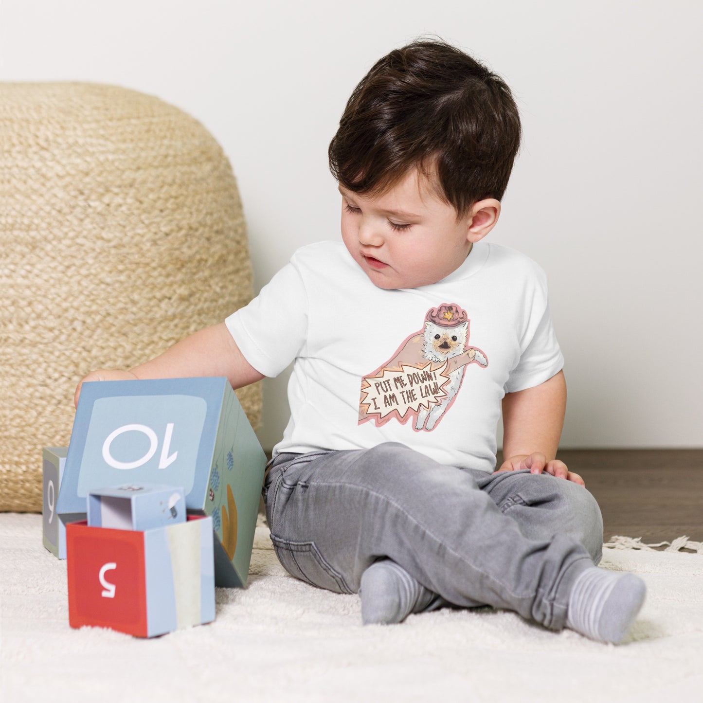 I Am the Law Toddler Short Sleeve Tee