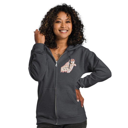 I am the Law Unisex heavy blend zip hoodie
