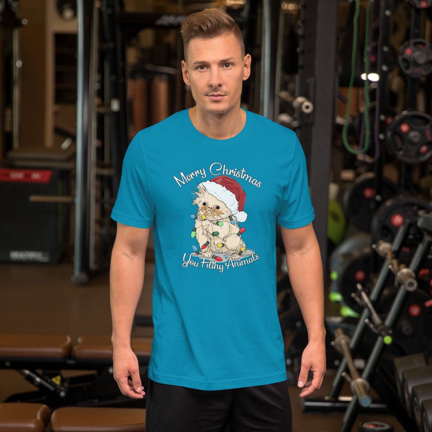 Merry Christmas You Filthy Animals (Traditional Bulbs) Unisex T-shirt