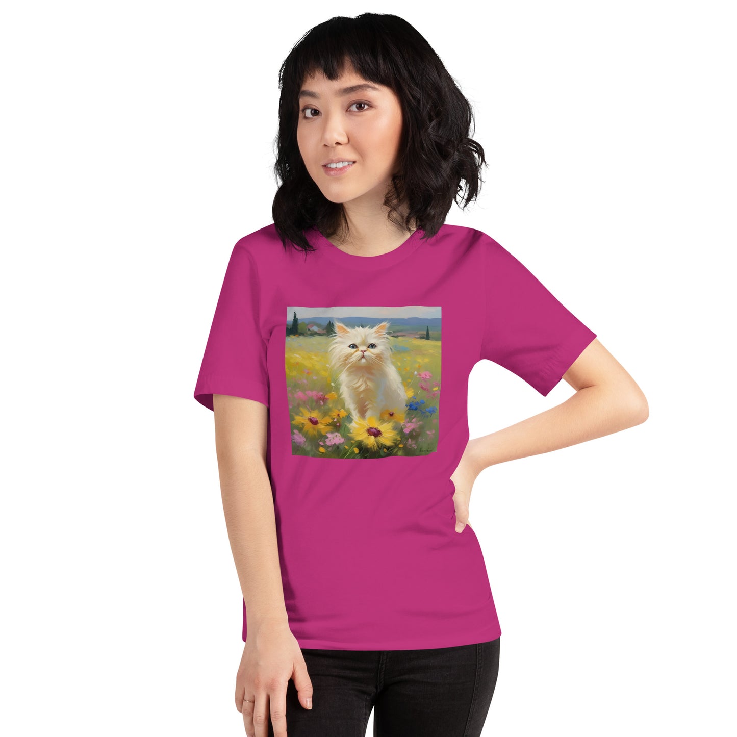 Wisp Flower Painting T-Shirt
