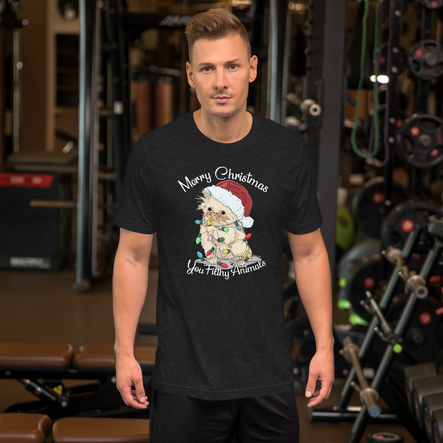 Merry Christmas You Filthy Animals (Traditional Bulbs) Unisex T-shirt