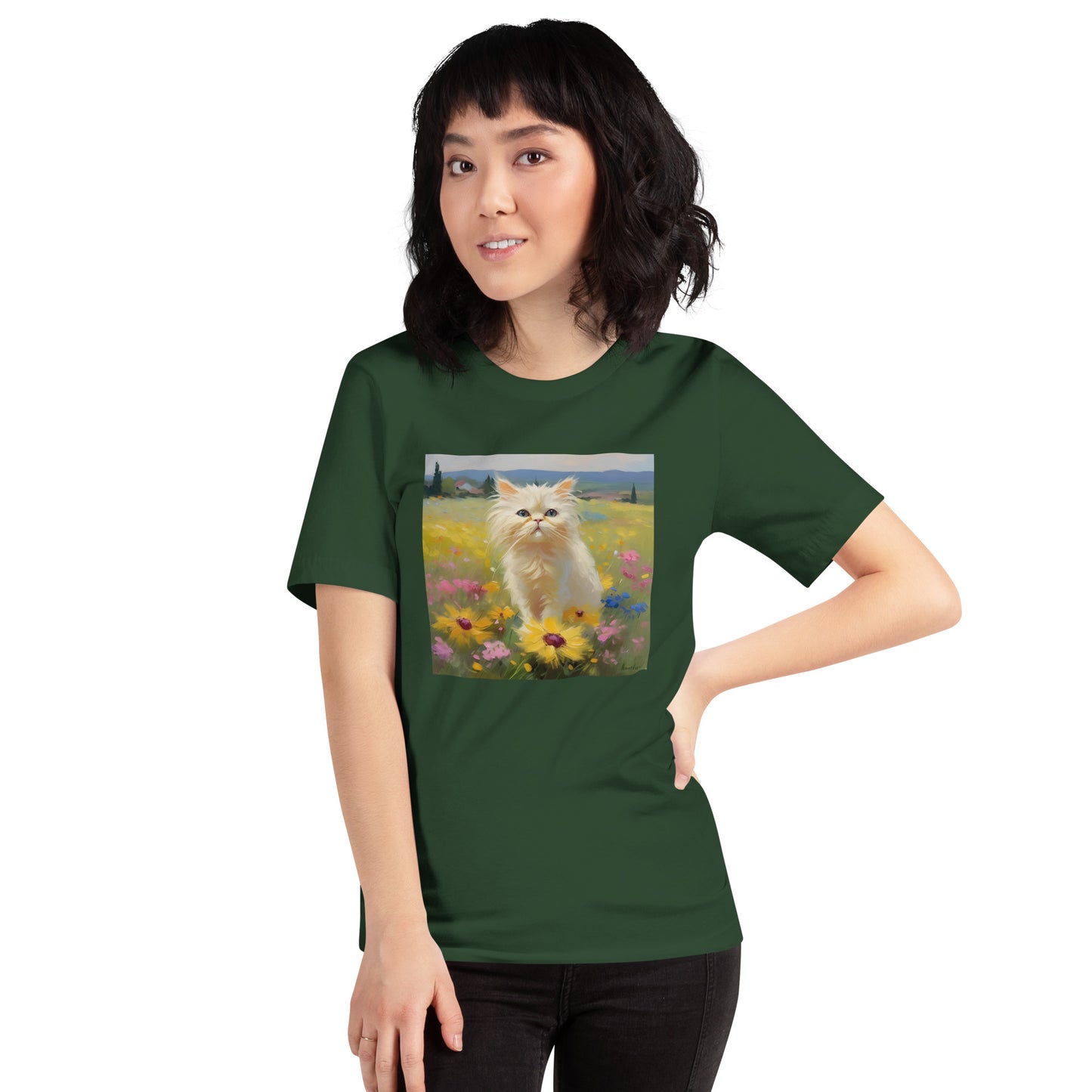 Wisp Flower Painting T-Shirt
