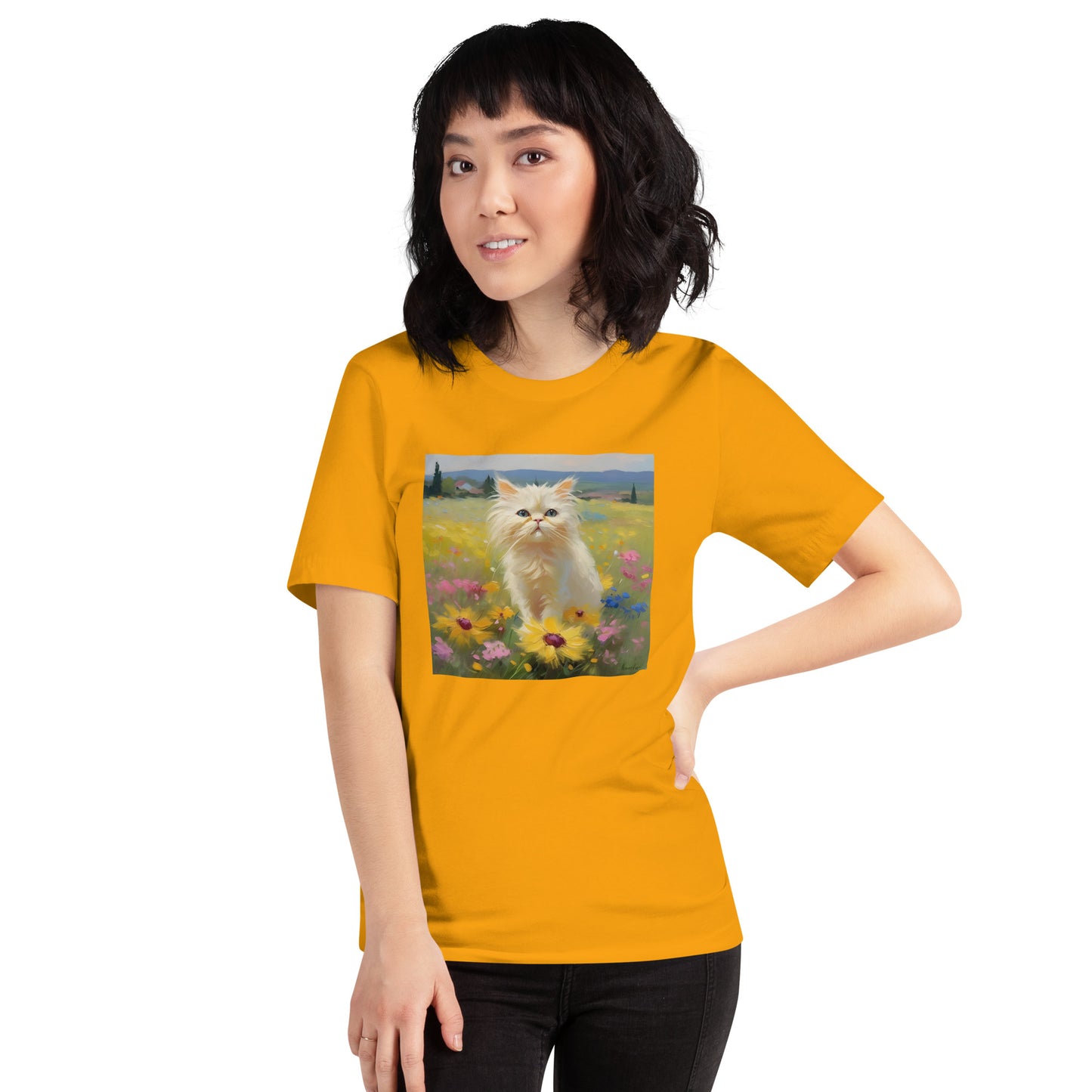 Wisp Flower Painting T-Shirt