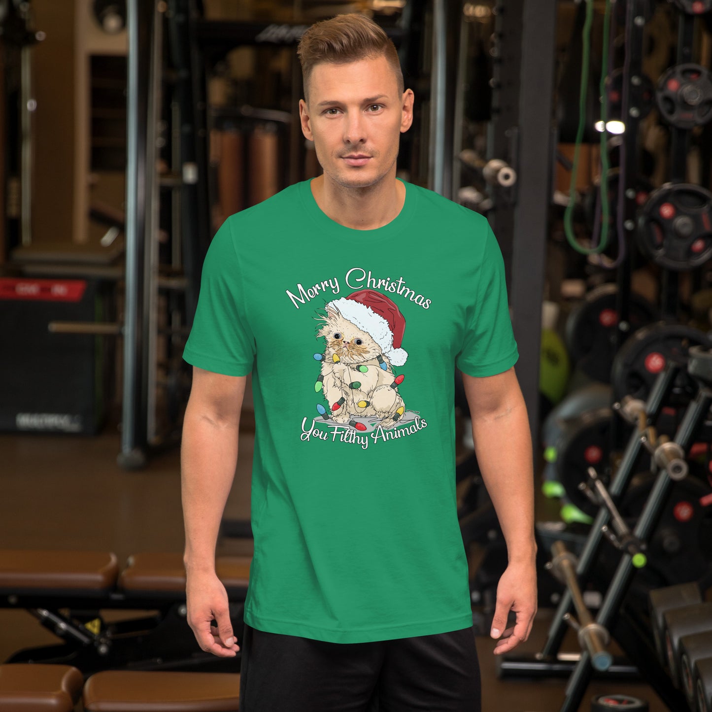 Merry Christmas You Filthy Animals (Traditional Bulbs) Unisex T-shirt