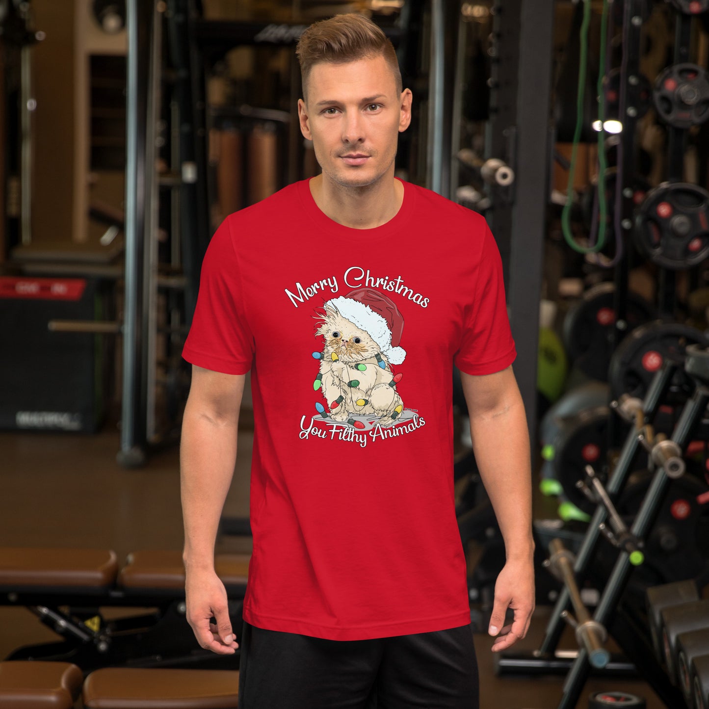 Merry Christmas You Filthy Animals (Traditional Bulbs) Unisex T-shirt
