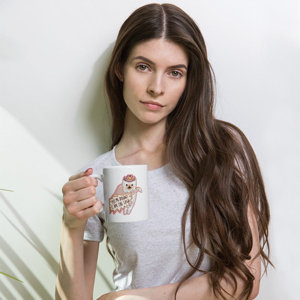 I am the Law White Glossy Mug