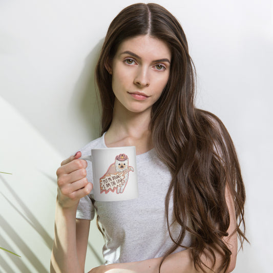 I am the Law White Glossy Mug