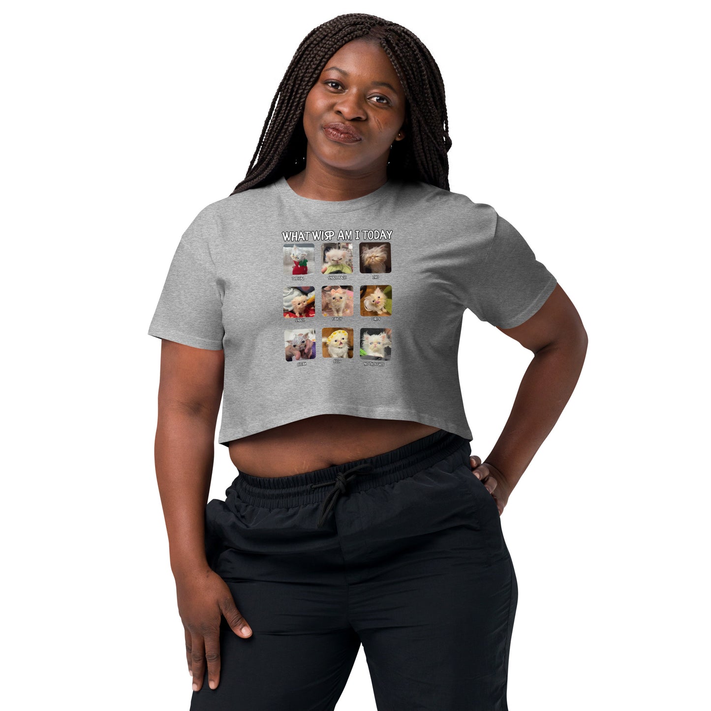 What Wisp Am I Today (Emo Edition) Women’s crop top