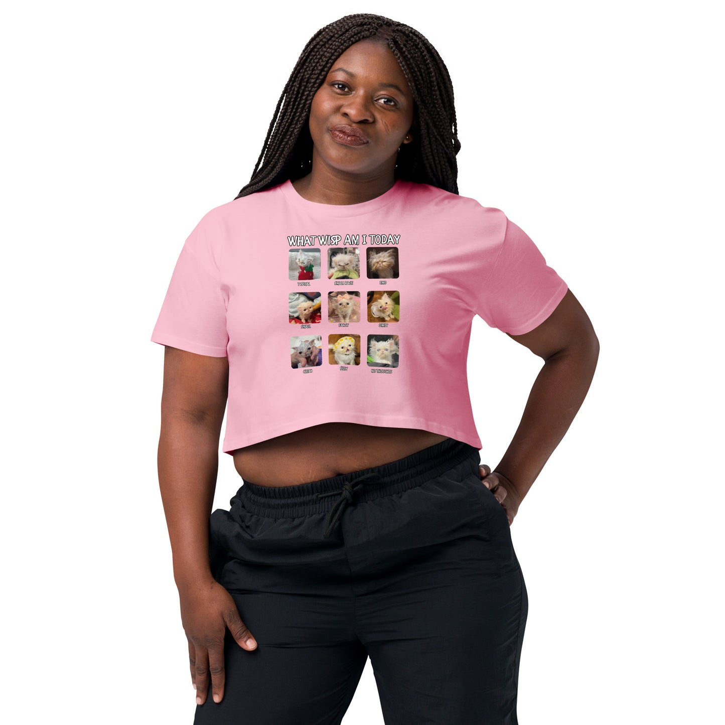 What Wisp Am I Today (Emo Edition) Women’s crop top