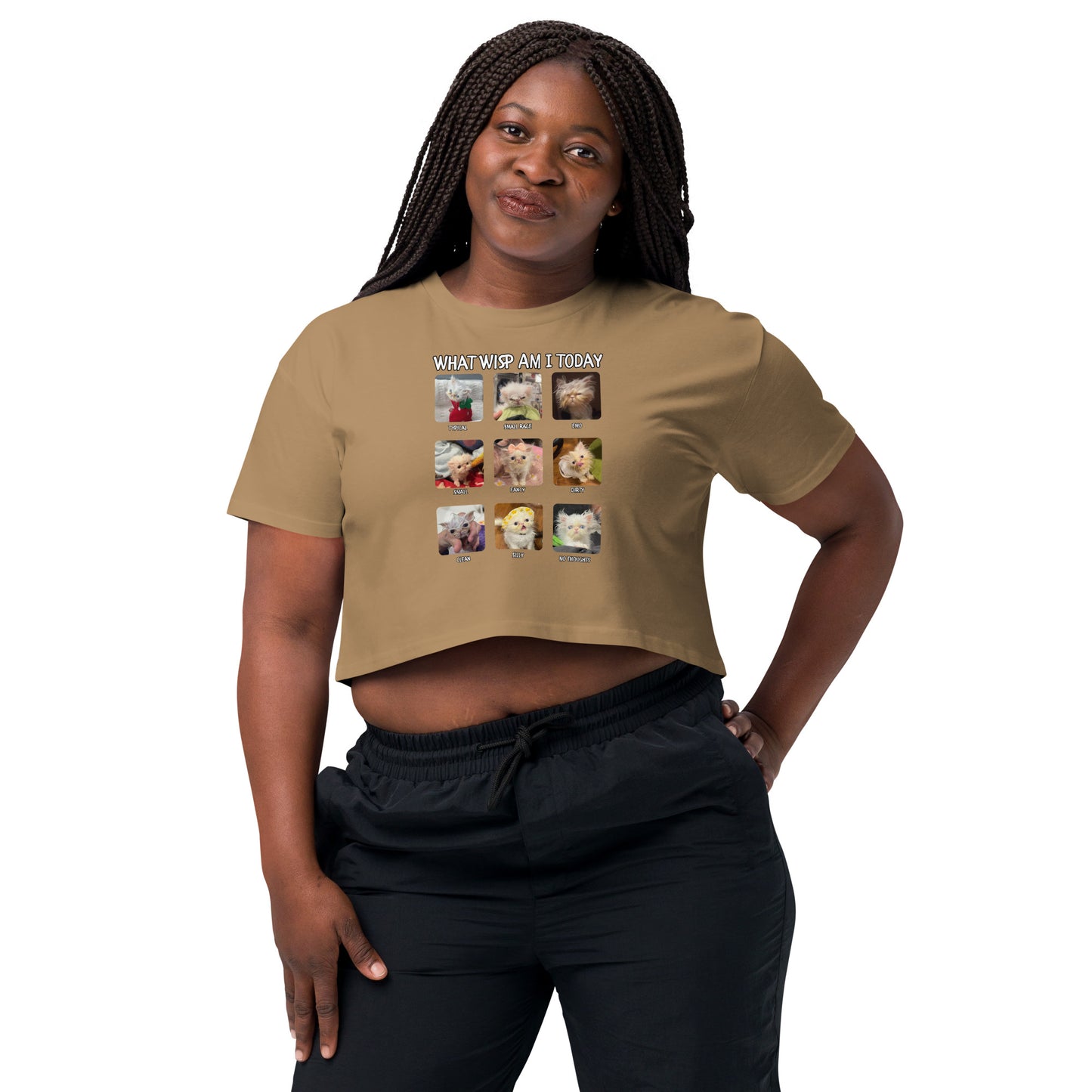 What Wisp Am I Today (Emo Edition) Women’s crop top