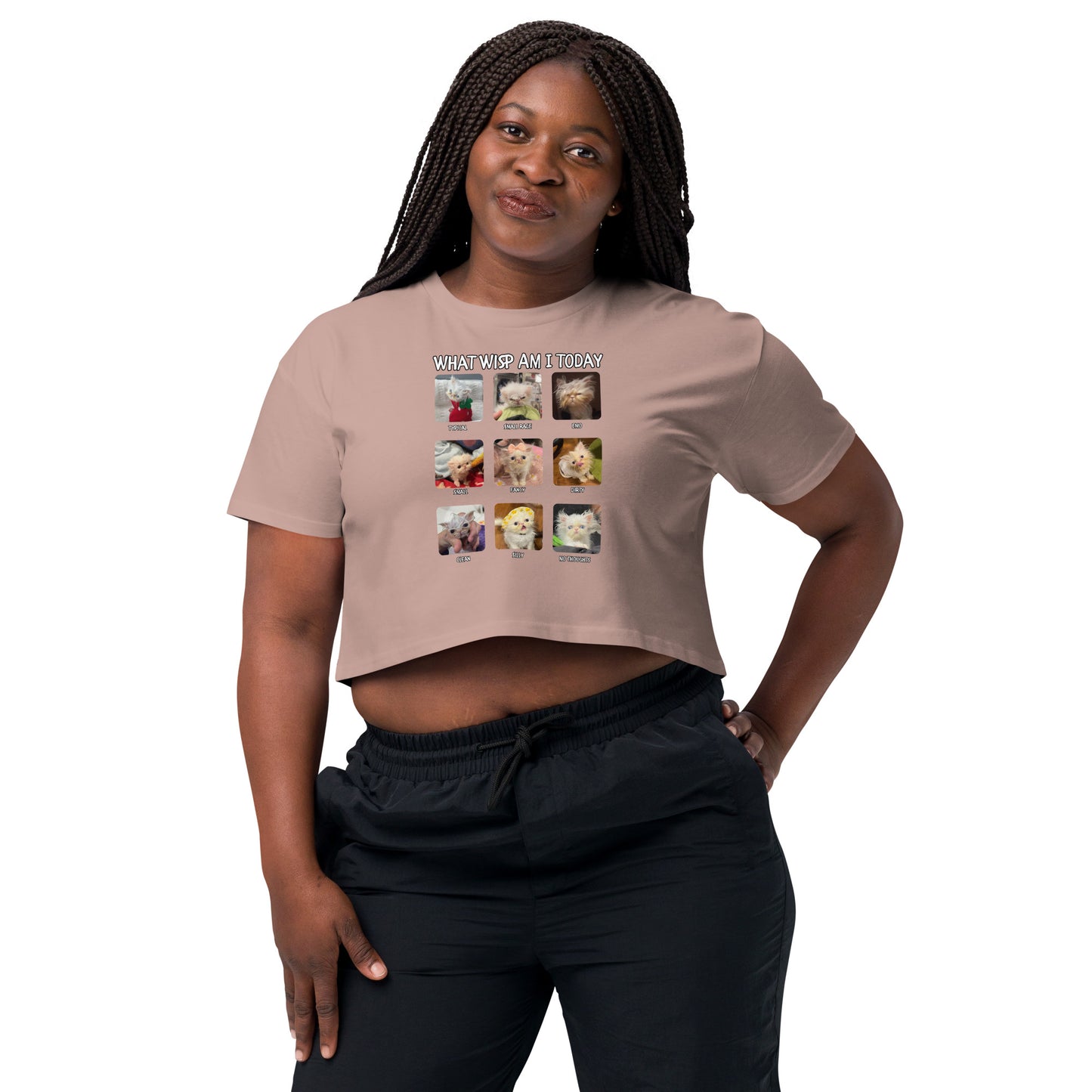 What Wisp Am I Today (Emo Edition) Women’s crop top