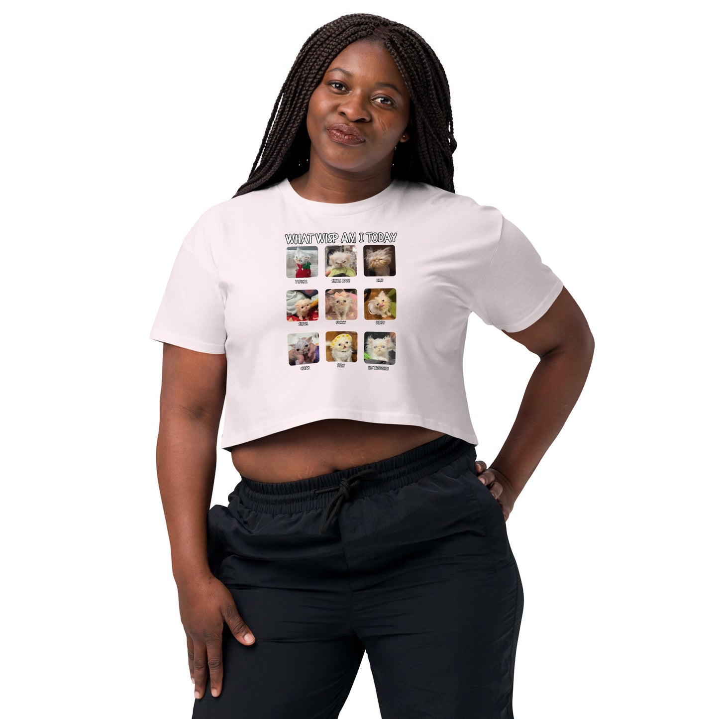 What Wisp Am I Today (Emo Edition) Women’s crop top